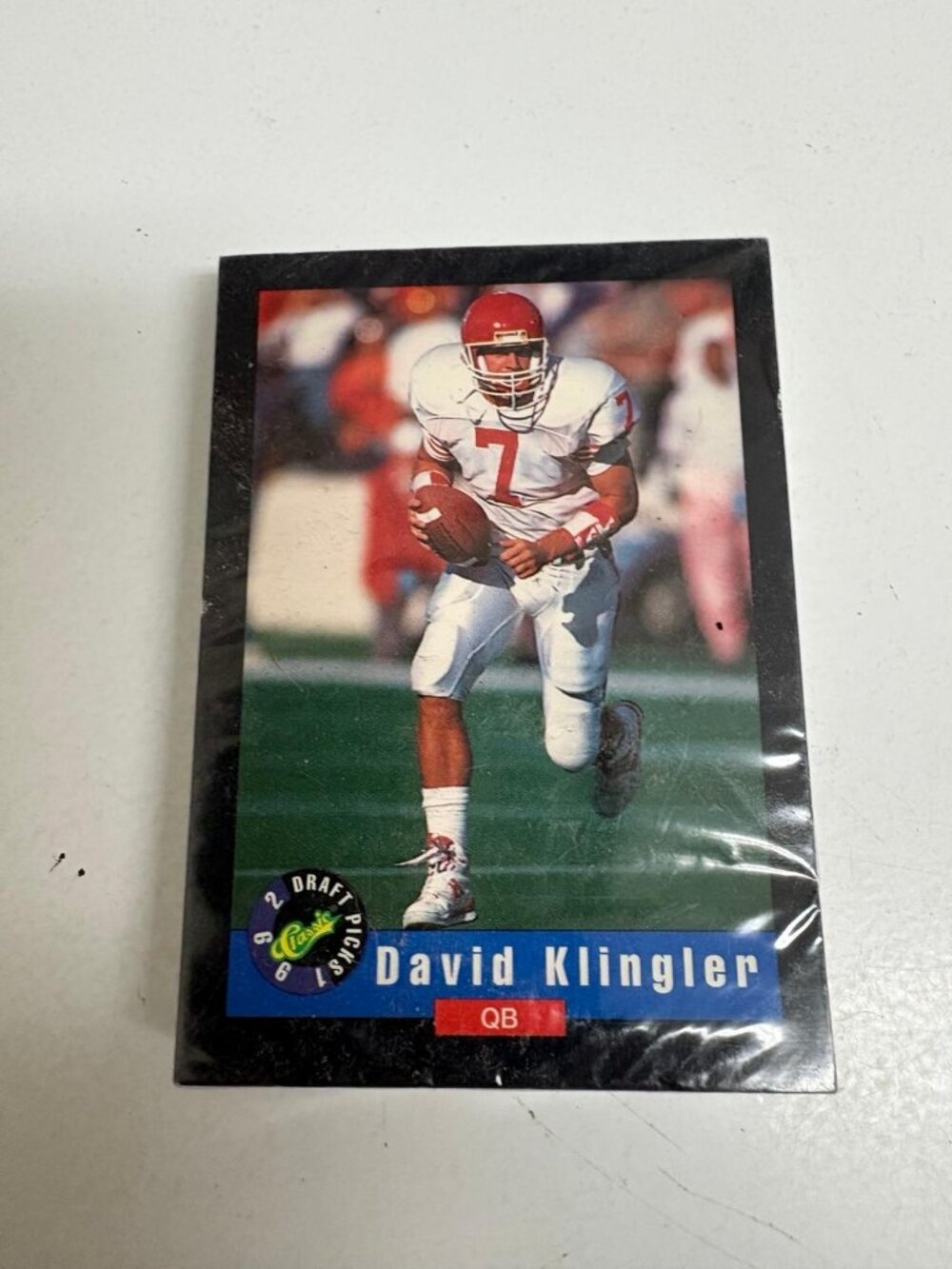 1992 Classic Draft Picks Football Card Lot – David Klingler, Casey Weldon QB Roo